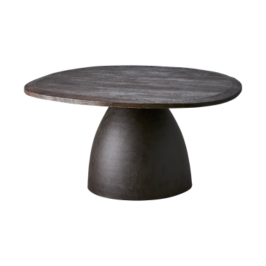 Affari of Sweden – Stolik kawowy PORTLAND z drewna mango i metalu, brązowy 86 × 76 cm