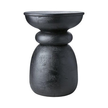 Affari of Sweden – Stolik pomocniczy PORTLAND z drewna mango, czarny 46 cm